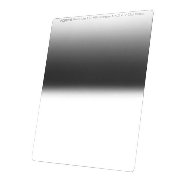 KANI 角型フィルター ハーフND8 プレミアム リバースGND 0.9 75x100mm 減光効果 最大3絞り分 | レンズフィルター 角形