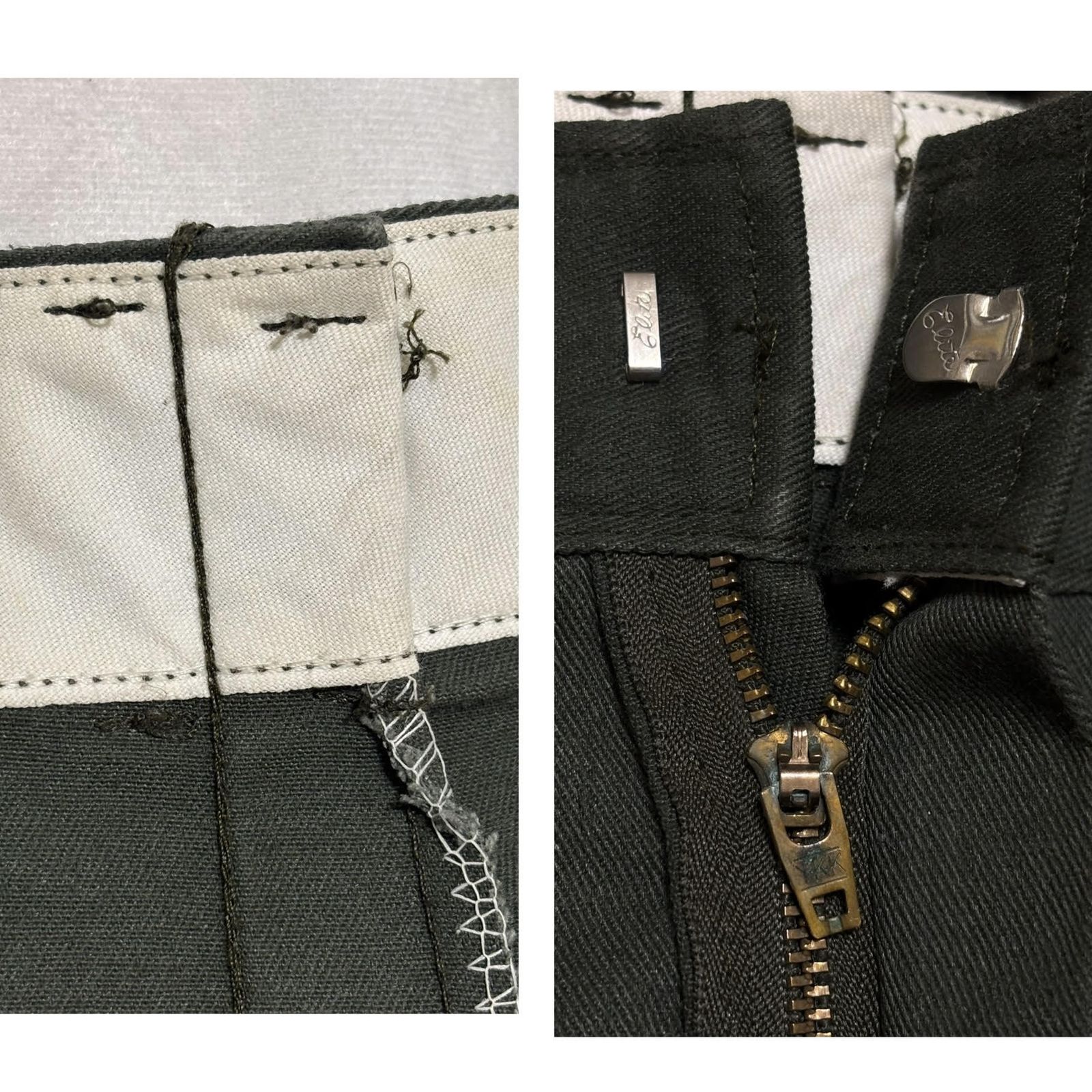 チビタグ ディッキーズ 874 ワークパンツ グリーン W36相当 USA製 USA製 80s Dickies 874 Work Pants 緑 W36×L27 ディッキーズ