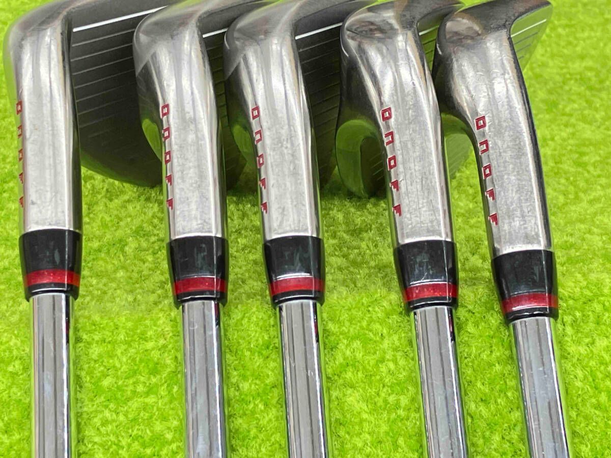 ★OnOFF出品★ アイアンセット ダイワ(グローブライド) ONOFF 赤(AKA) アイアン 2018