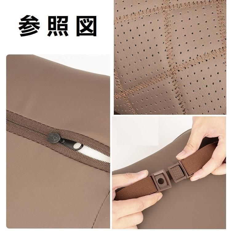 ◆メルセデス・ベンツ◆レッド◆ネックパッド 低反発ウレタン 腰当て 腰クッション PUレザー メモリーフォーム 疲れ防止 ヘッドレスト 磁石入り bcsz qtm Mercedes-Benz ☆メルセデス・ベンツ BENZ☆レッド☆ネックパッド 腰