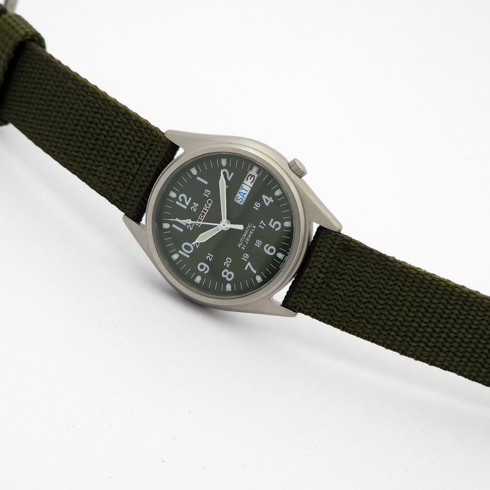 ☆良品 SEIKO セイコー ミリタリー 7S26-3060 自動巻 動作品 緑 - メルカリ