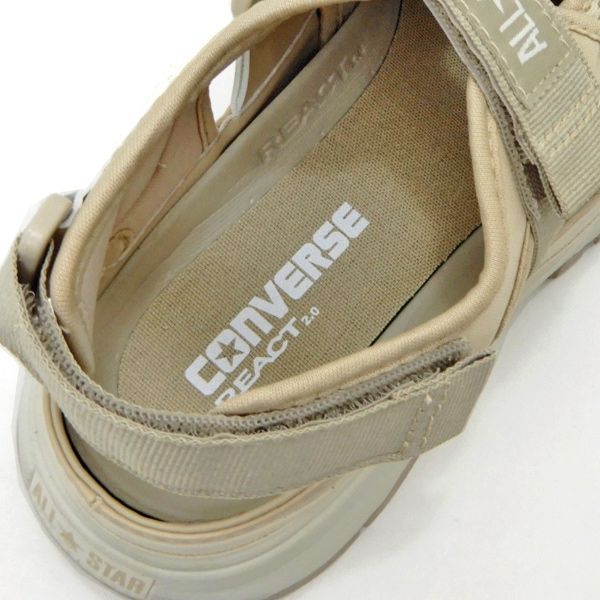 コンバース レディース 厚底 サンダル トレックウエーブ CONVERSE ALL STAR R TREKWAVE SANDAL OX サンドベージュ スニーカー 2024年新作 送料無料