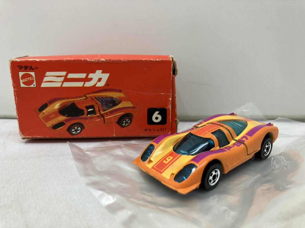 マテルのミニカ6 ポルシェ917 ミニカー ミニカーショップ ケンボックス ホットホイール☆6☆ポルシェ917