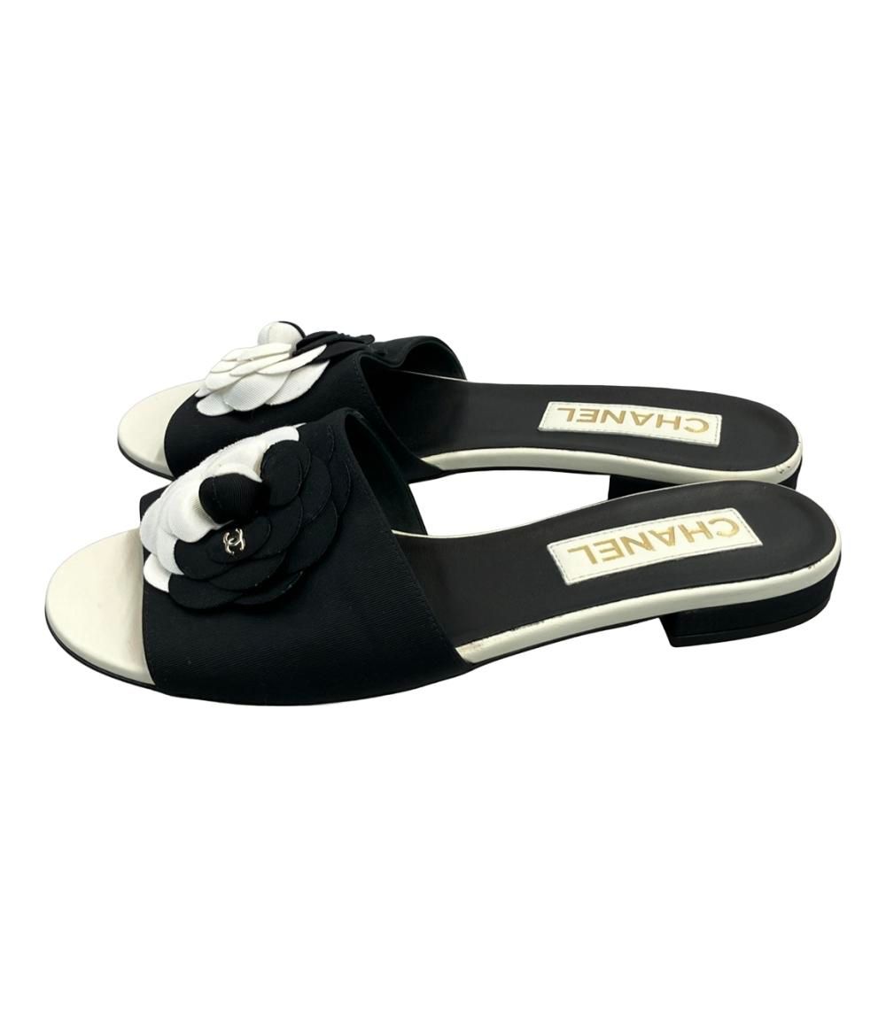 シャネル カメリアサンダル レディース SIZE 39 XL CHANEL
