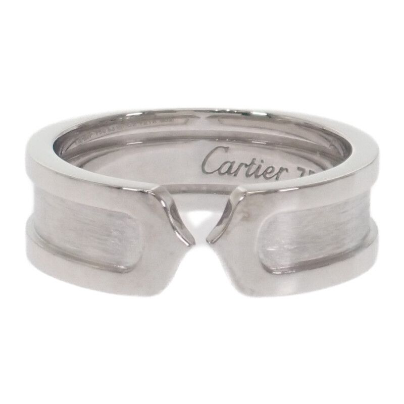 カルティエ CARTIER C2リング B4040553 リング 指輪 K18WG ホワイト  
