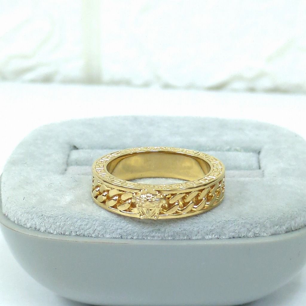 VERSACE ヴェルサーチ リング メデューサ ゴールドカラー 約21号