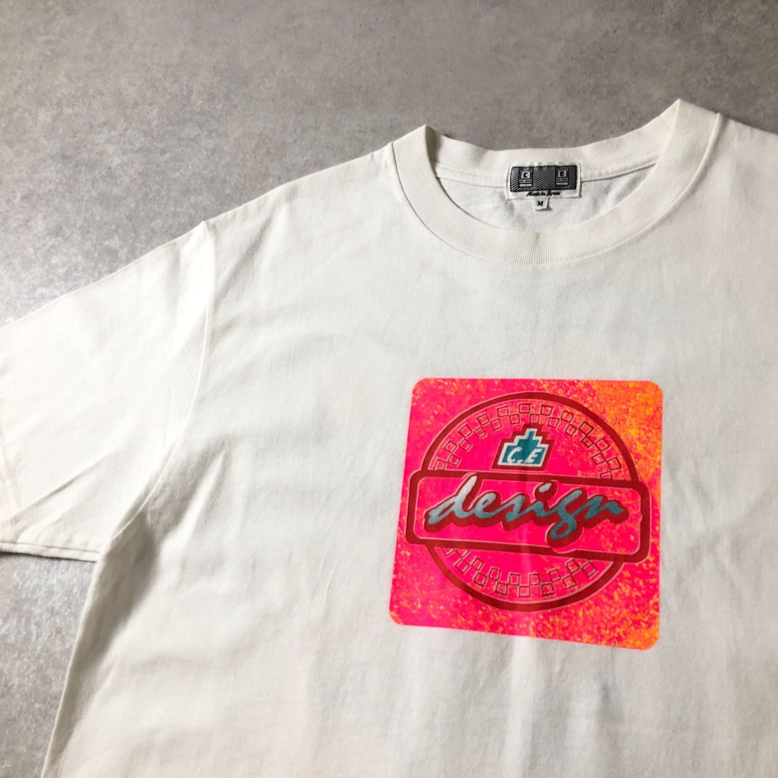 c.e cavempt C.E Tシャツ 大判プリント C.E / シーイー】cavempt OVERDYE CAUSE AND EFFECT T（Tシャツ