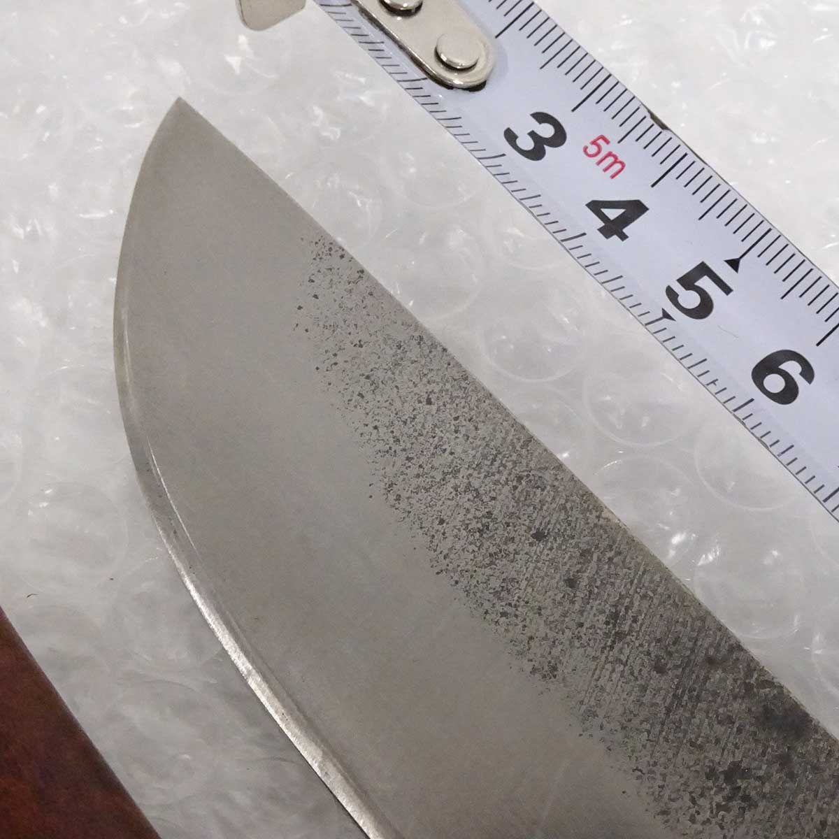 north-river-custom-knives L6 high carbon tool steel ナイフ レザーシース付き north-river-custom-knives L6 high carbon tool steel ナイフ