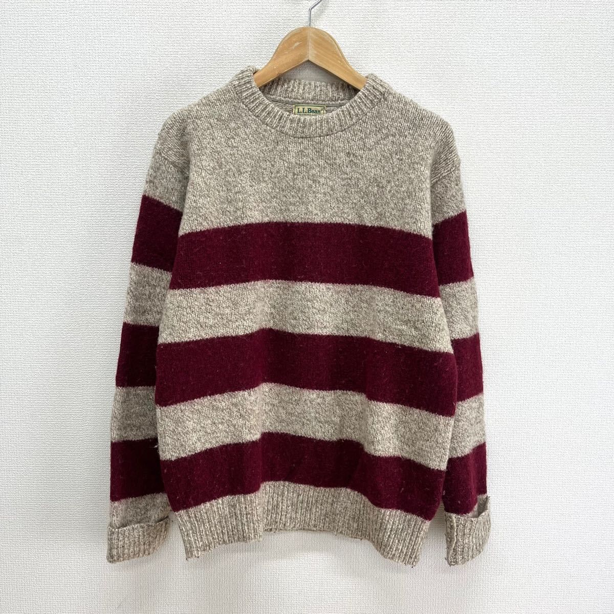 L.L.Bean エルエルビーン 80s 80年代 クルーネック ニット セーター 