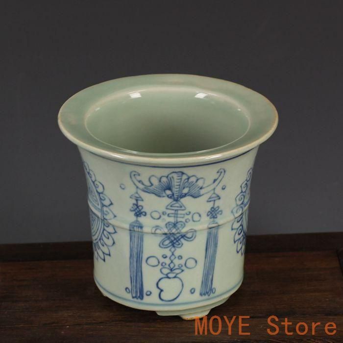 景徳鎮 青花如意紋植木鉢 盆栽鉢 植木鉢 多肉植物鉢 小品盆栽鉢 山野草鉢 景徳鎮 青花如意紋植木鉢 盆栽鉢 植木鉢 多肉植物鉢 小品盆栽鉢 山野草