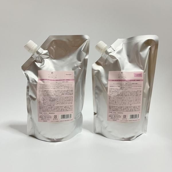 セット品 デミ フローディア シャンプー グランストレッチ 1000ml トリートメント 1000g 詰め替え デミコスメティクス LSC