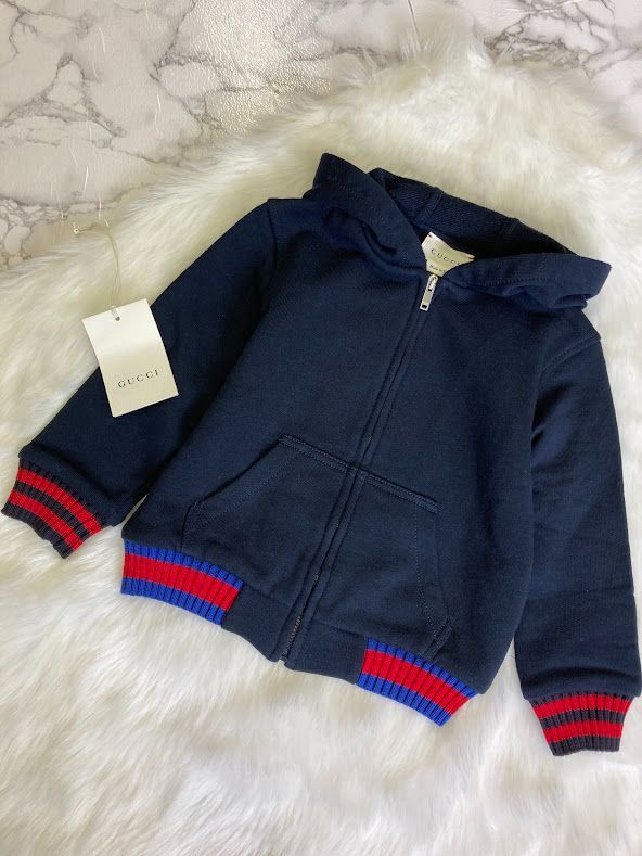 GUCCI グッチ ベビー キッズ シェリーライン ジップアップ