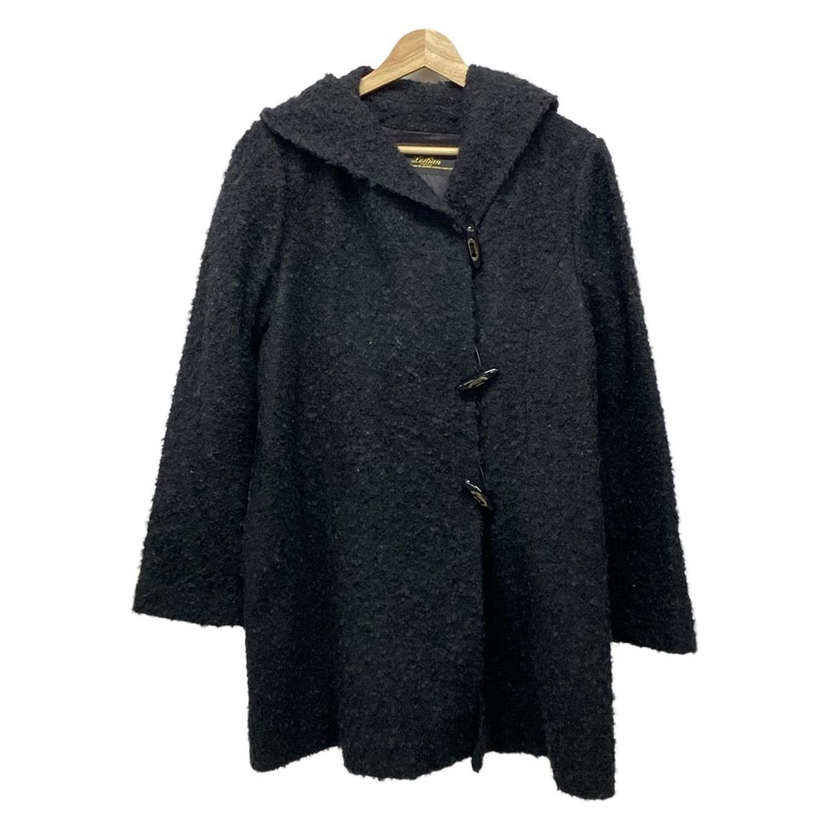 Leilian レリアン コート サイズ11 M レディース - 黒 長袖 冬 秋