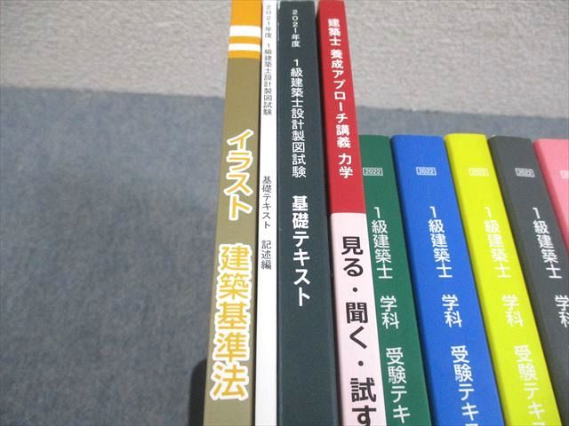 日建学院 1級建築士 学科I～V 受験テキスト/問題解説集/重要条文  