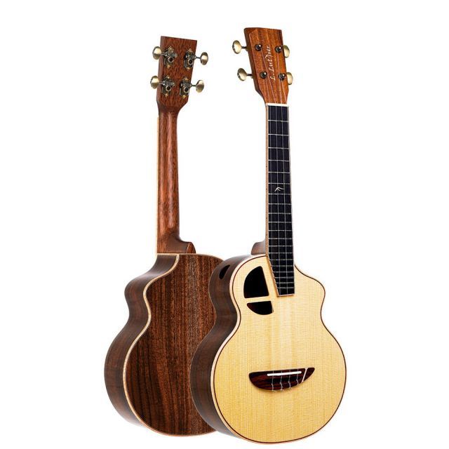 L.Luthier エル ルシアー Le light Koa S w|EQ Concert コンサート サイズ ウクレレ エレウク スプルース トップ コア ボディ