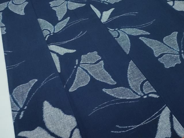 平和屋着物■極上　弓浜絣　舞蝶文　綿　逸品　CZAA3546s5 平和屋着物□極上 弓浜絣 舞蝶文 綿 逸品 CZAA3546s5 - メルカリ