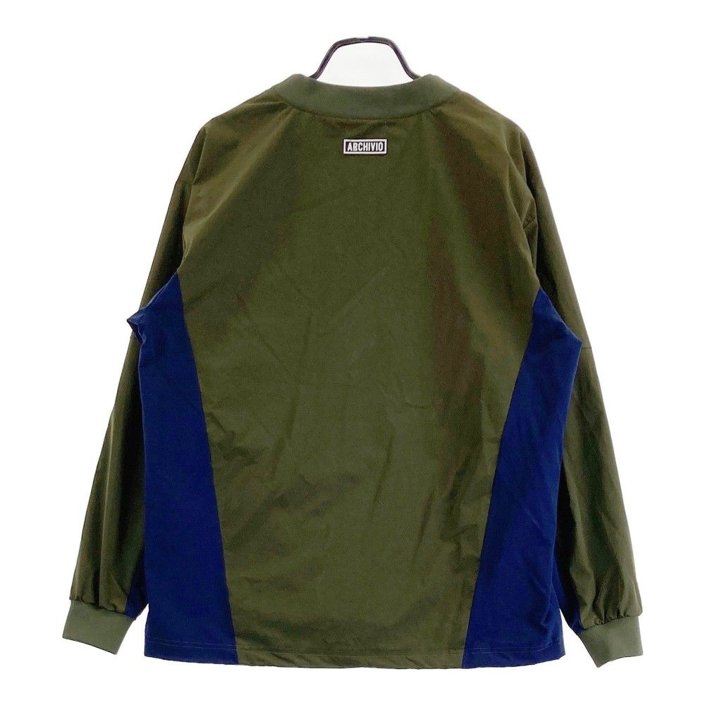 サイズ：48 ARCHIVIO 2024 アルチビオ モックネック 切替 ブルゾン