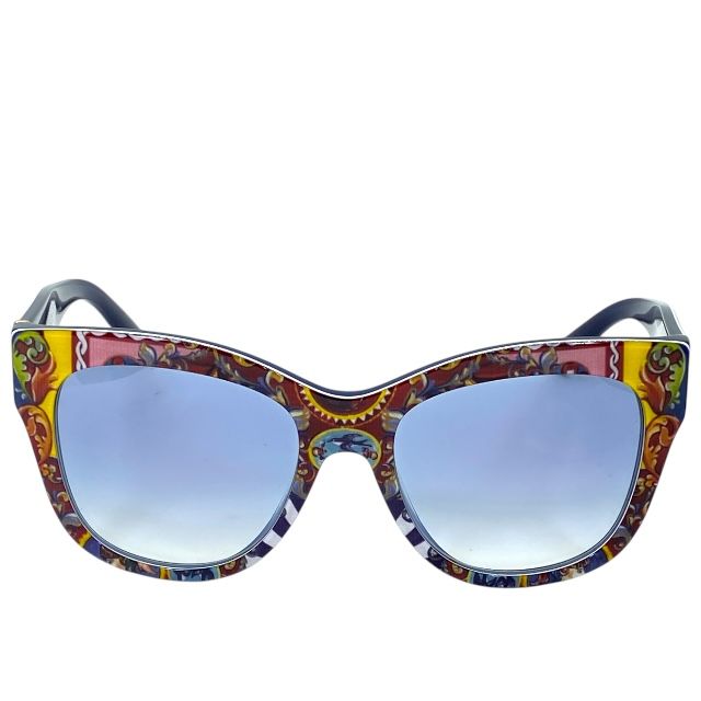 ドルチェ-ガッバーナ ドルガバ DG4270-F 3036 19 55 19 140 1N サングラス アイウェア シチリアン カレット ブルー ロゴ DOLCE-GABBANA