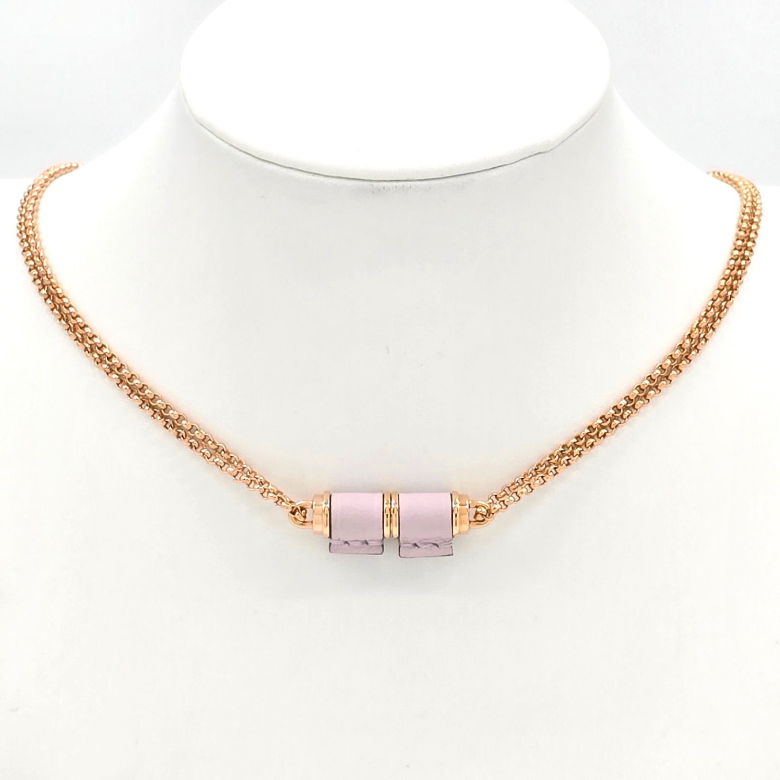 HERMES エルメス シャルニエール PM ネックレス スイフト レザー 