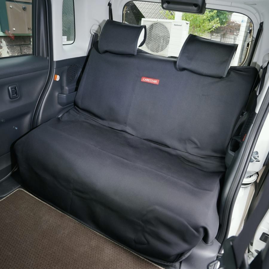 送料無料 ショート＆フィット 前後席フルセット シートカバー 防水 全13色 ペット 海山 汎用 軽自動車 カナロア 洗える ドッグ カー シート カバー 車 CARESTAR