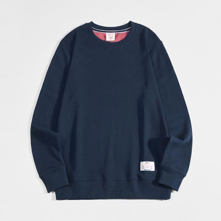 スウェット メンズ スウェット クルーネック プルオーバー トレーナー シンプル 無地 春秋 トップス オーバーサイズ ロングT カットソー カジュアル おしゃれ 男女兼用 ルームウェア cjfj142645