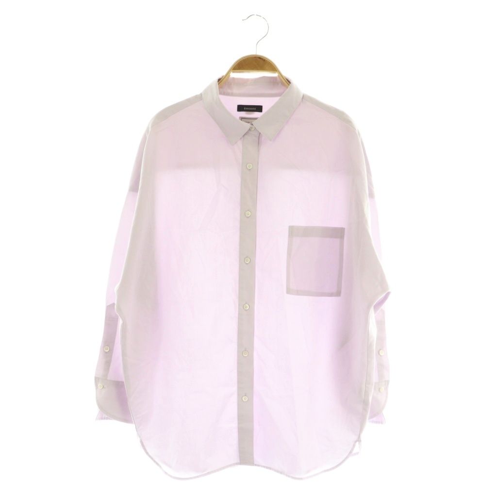アニュアンス スタンダードシャツ ラベンダー