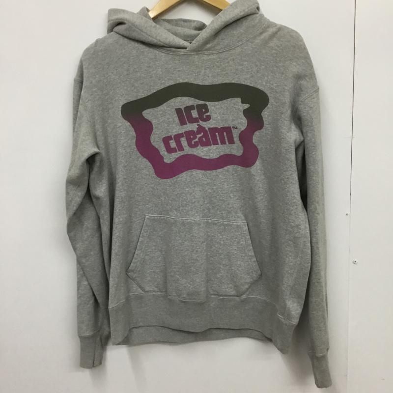 ICECREAM アイスクリーム パーカー 長袖 プルオーバー バックプリント 