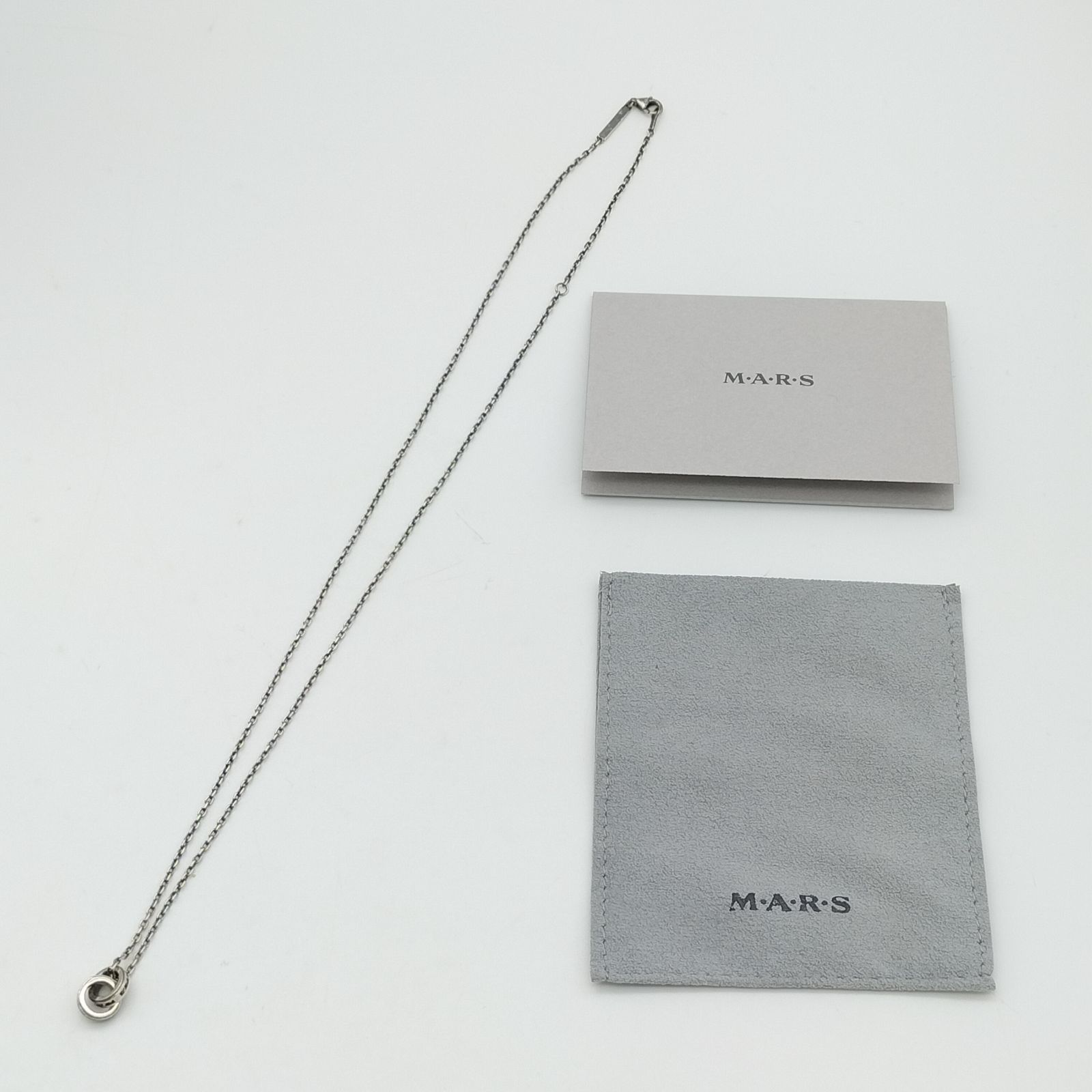 美品】MARS マーズ ダブルリングネックレス シルバー925 - メルカリ