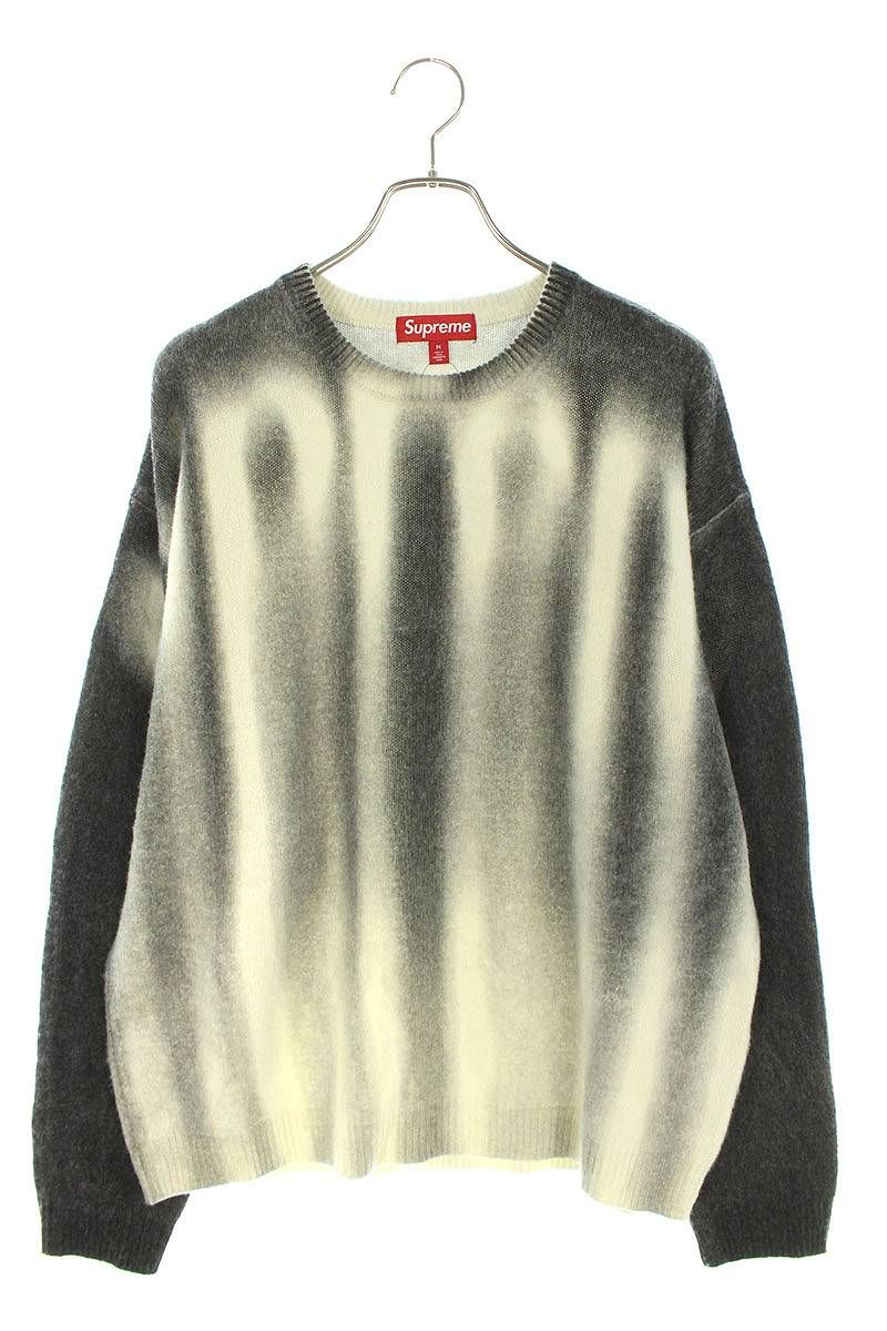 シュプリーム 23AW Blurred Logo Sweater ブラードロゴニット メンズ M