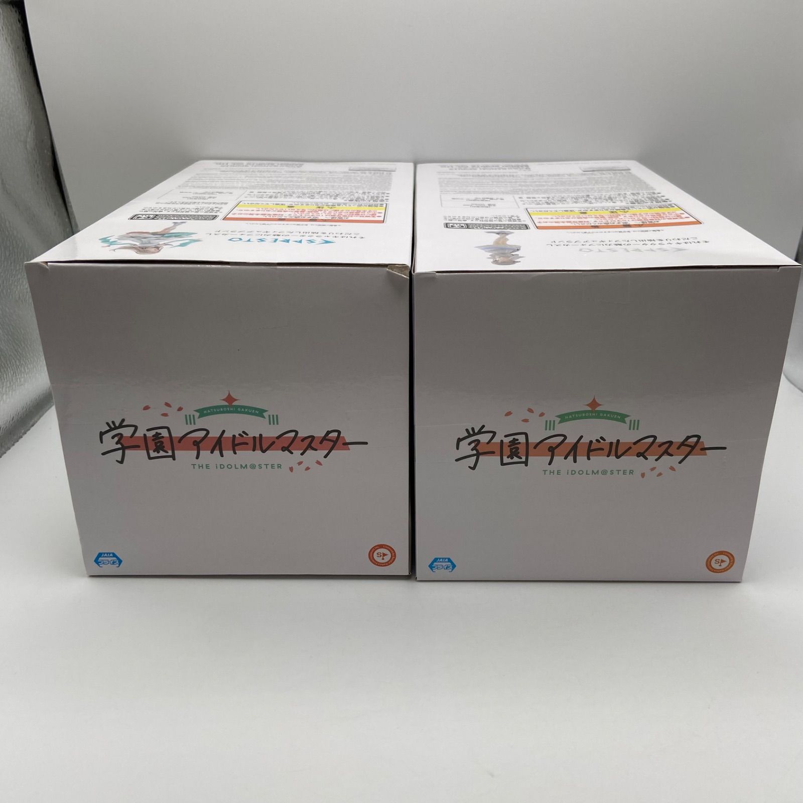 アイドルマスター バンダイナムコ 株式 アートコレクション 2点 セット 未開封 学園アイドルマスター 2点セット ESPRESTO Refined white