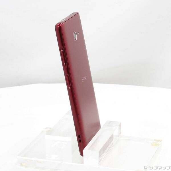 スマートフォン・携帯電話 〔品〕 BASIO4 32GB ワインレッド KYV47 au