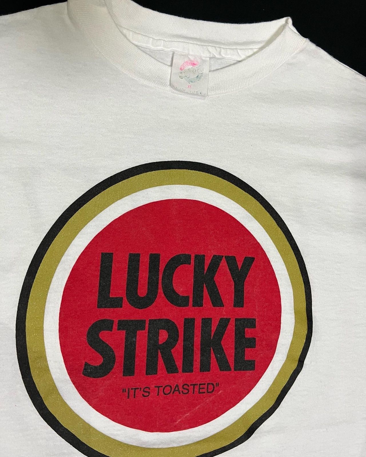 VLD Tシャツ ビンテージ USA製 ラッキーストライク たばこ www