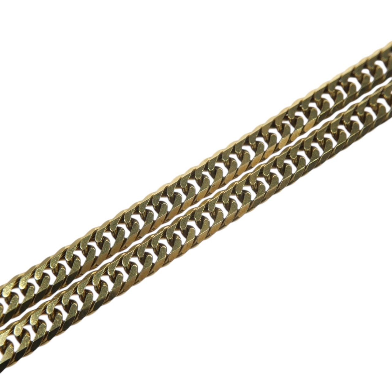 60cm!K18 6面！ネックレス15.3g 60cm!K18 6面！ネックレス15.3g