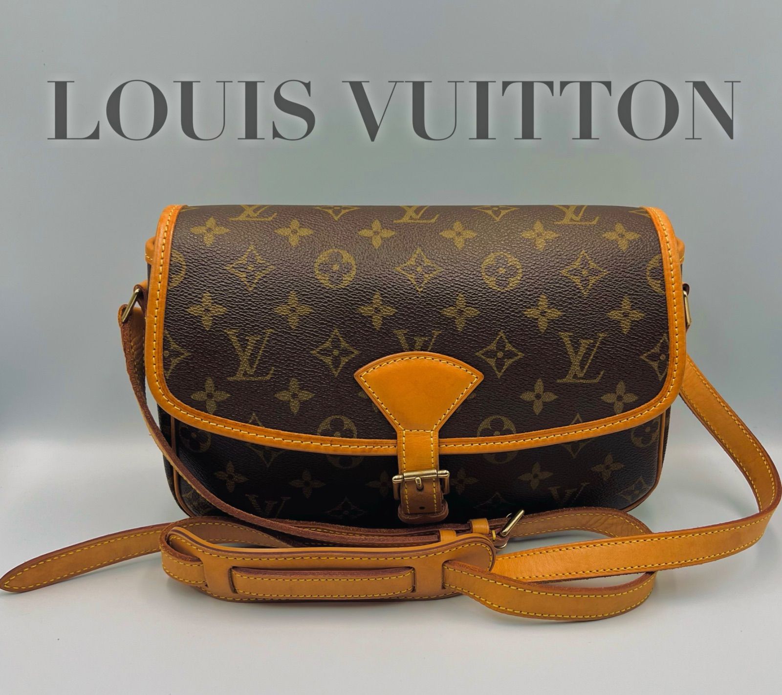 美品】LOUIS VUITTON ルイヴィトン 斜めがけ ショルダーバッグ ソローニュ モノグラム キャンバス ゴールド金具 M42250 - メルカリ