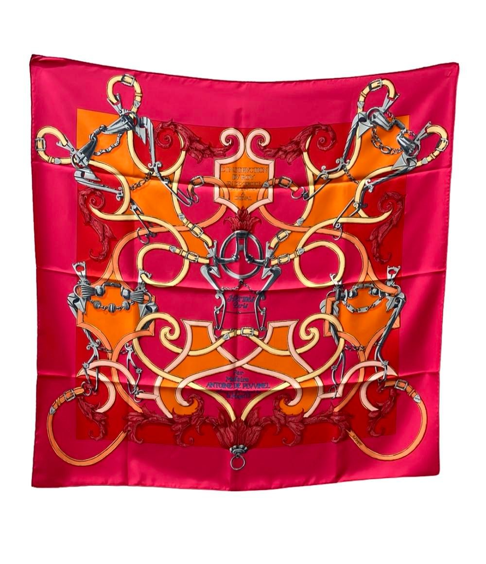 エルメス スカーフ カレ90 シルク 帝王学 L INSTRVCTION DV ROY レディース HERMES