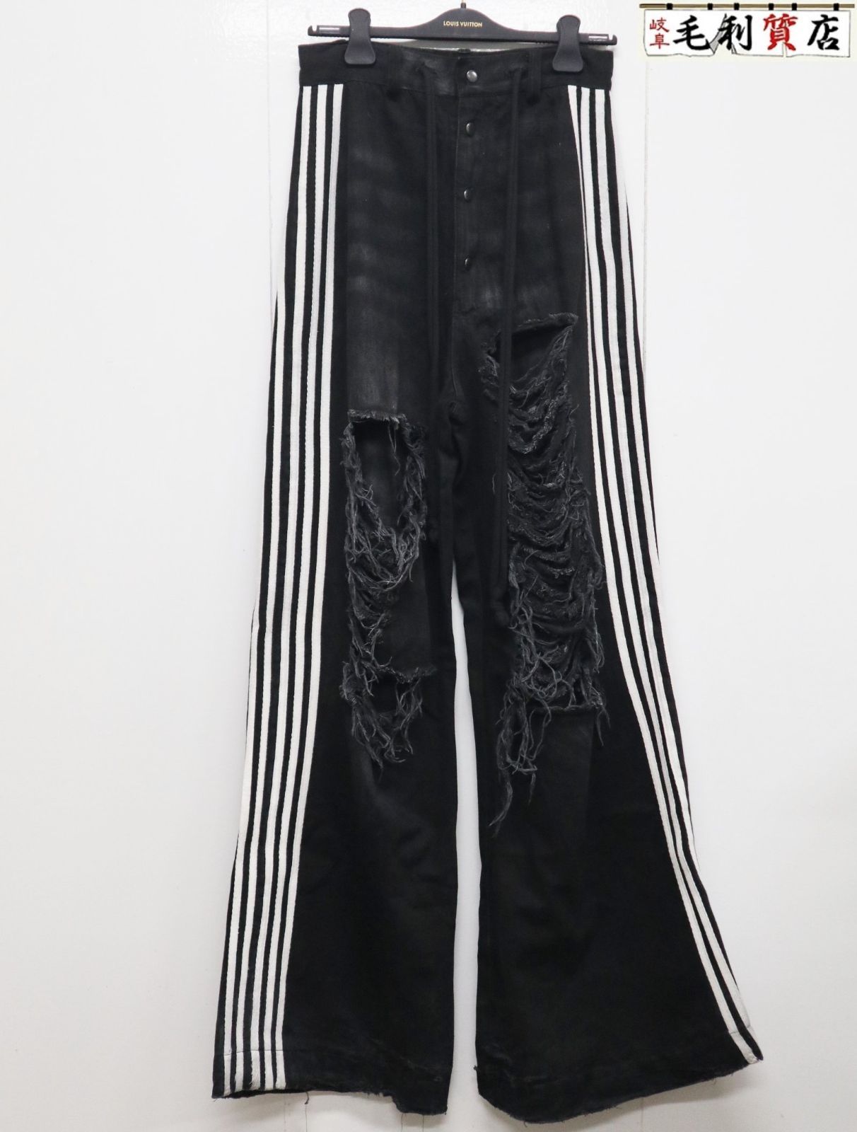 yorisport NUBIAN限定 5stripe 2way denim YORI SPORT ヨリスポーツ SS25 5 STRIPE DENIM / BLK - NUBIAN