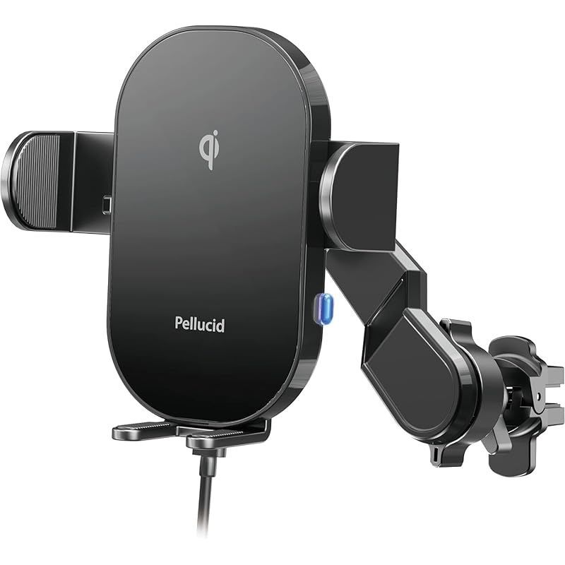 ペルシード(Pellucid) 車内用品 スマホホルダー 自動開閉スマホホルダー エアコン吹き出し口固定タイプ PPH2309