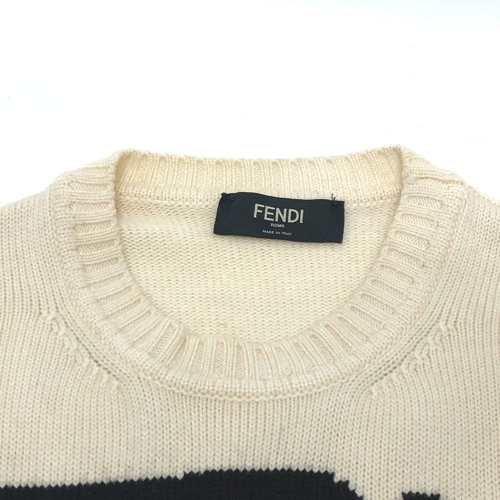 フェンディ FENDI ビッグロゴ FZY111 20AW クルーネックニット