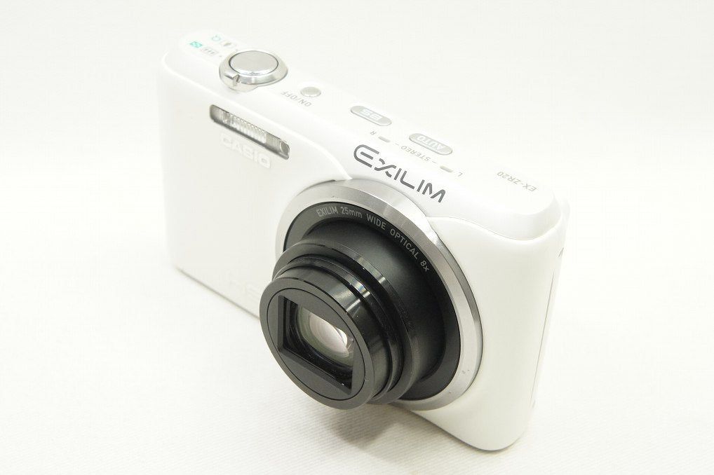 CASIO EXILIM EX-ZR20 ホワイト 美品 【公式通販】