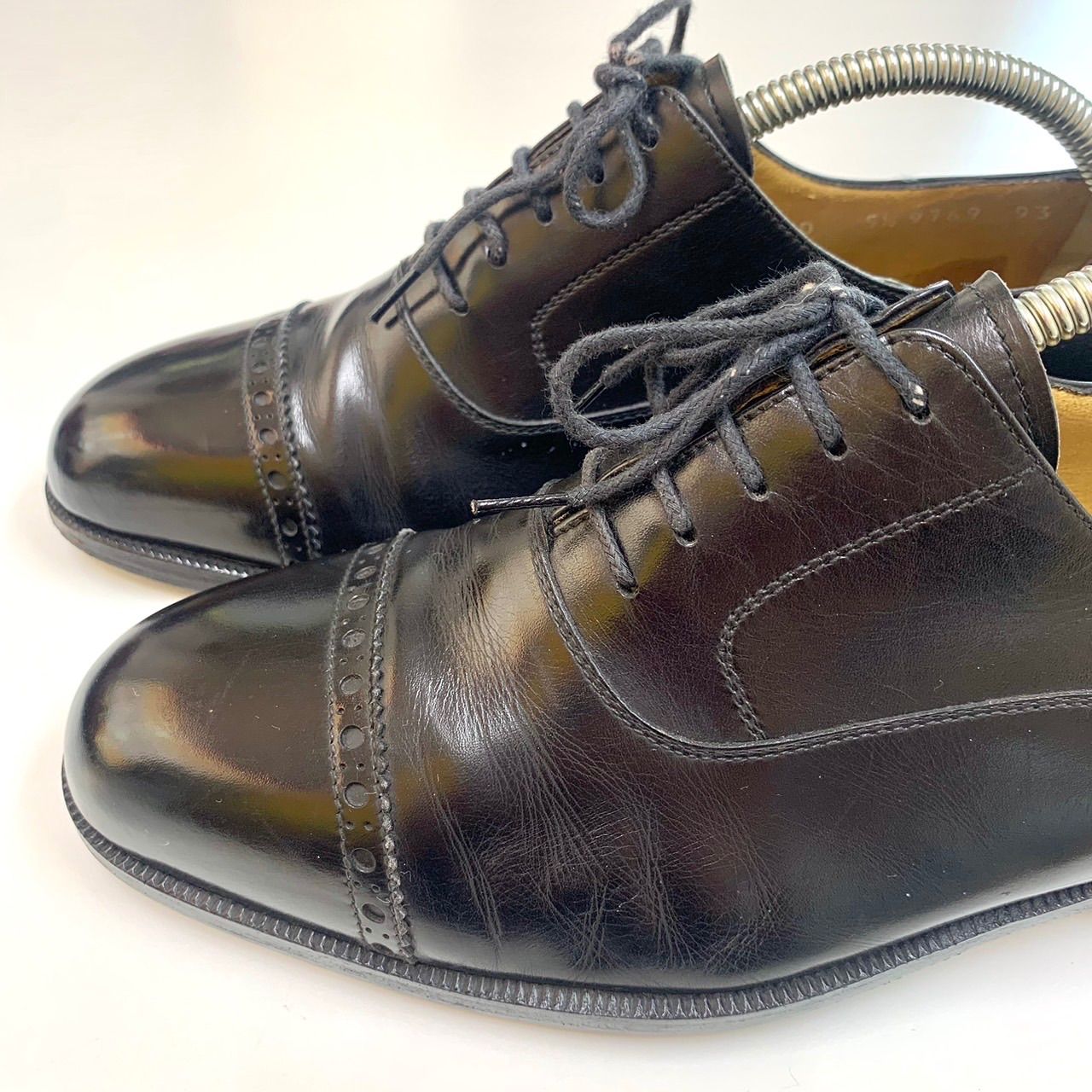 極美品⭐️魅力的！モレスキーの革靴・紳士靴】 MORESCHI 黒革