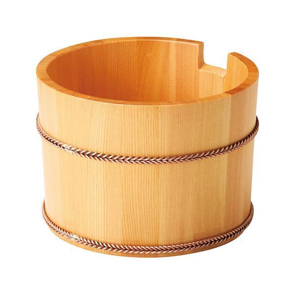 ヤマコー 用美 業務用 椹 桶型冷酒クーラー ネジタガ yamaco12497