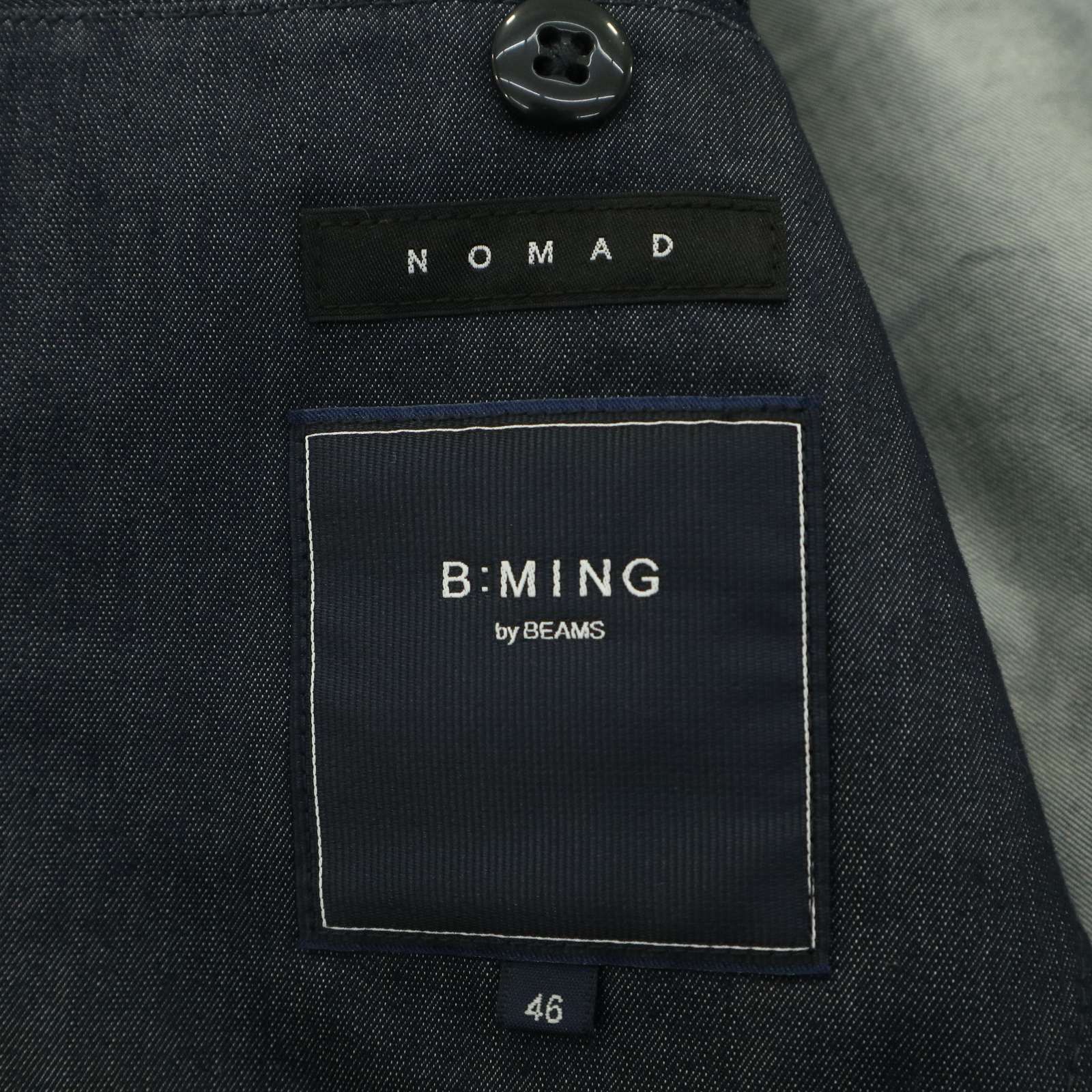 22SS☆ B:MING by BEAMS ビームス 通年 NOMAD☆ デニム調 アンコン 