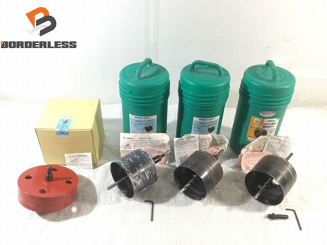 4個セット♪ ハウスBM バイメタル塩ビ管用ホルソー ES100用 ホールソーロング 大見工業 プラ排水ます用ホールカッタ 94368