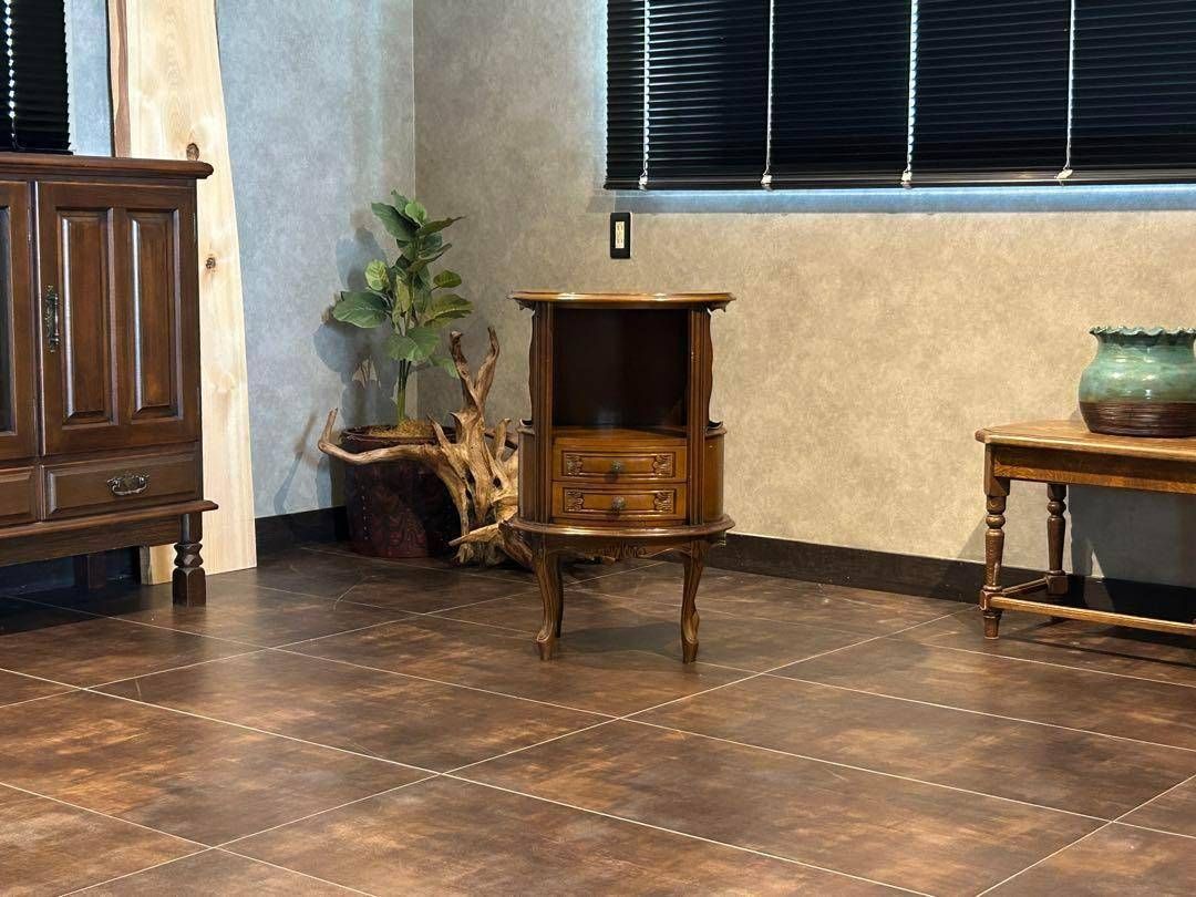 洋風クラシッククラシカル2段チェストコンソール猫脚アンティークIG