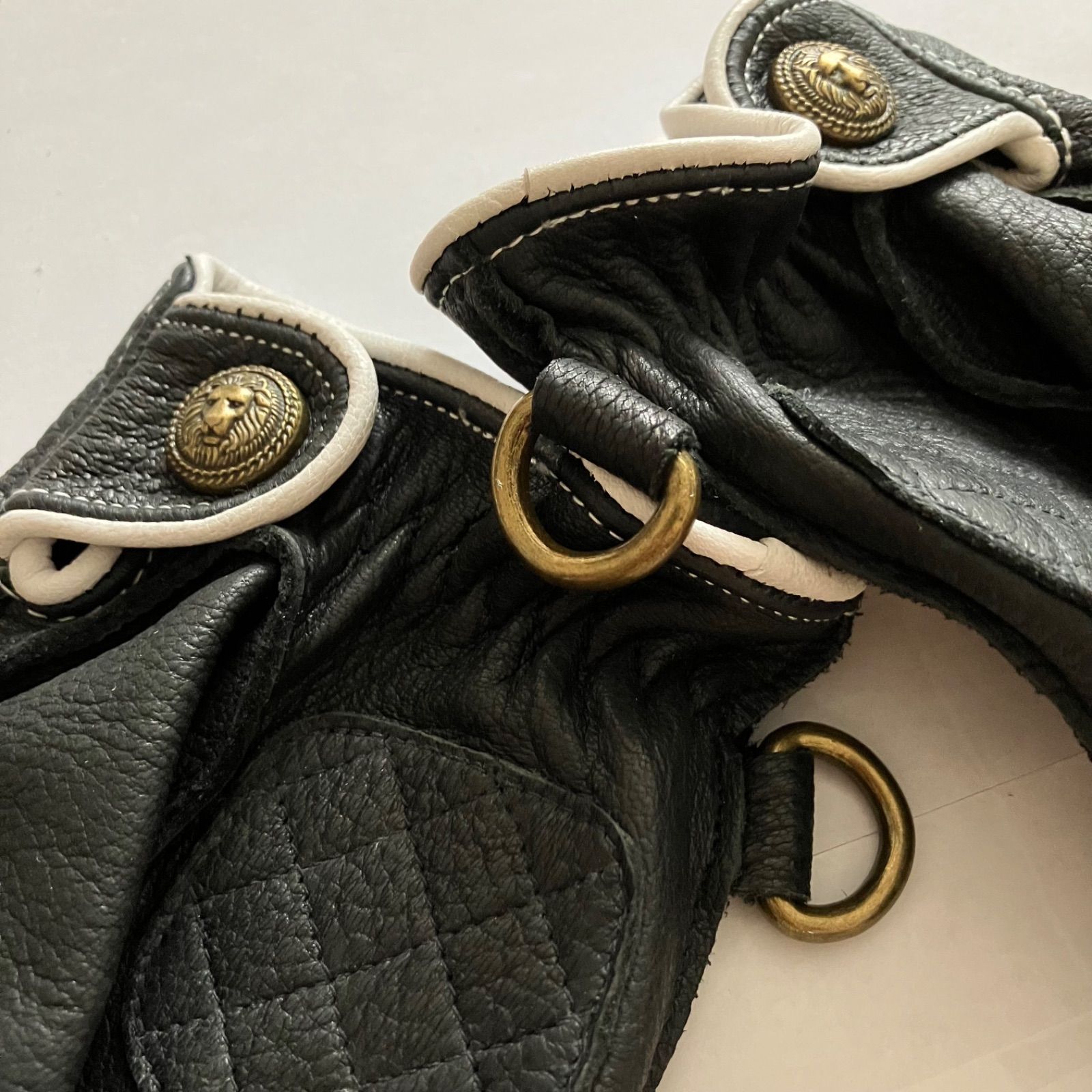 Blowout スカル レザーグローブ 本革 皮 鹿皮 ディアスキン 手袋 ハーレー バイカー チョッパー BELL BUCO ウエストライド FFCRYSTALESIA_COM