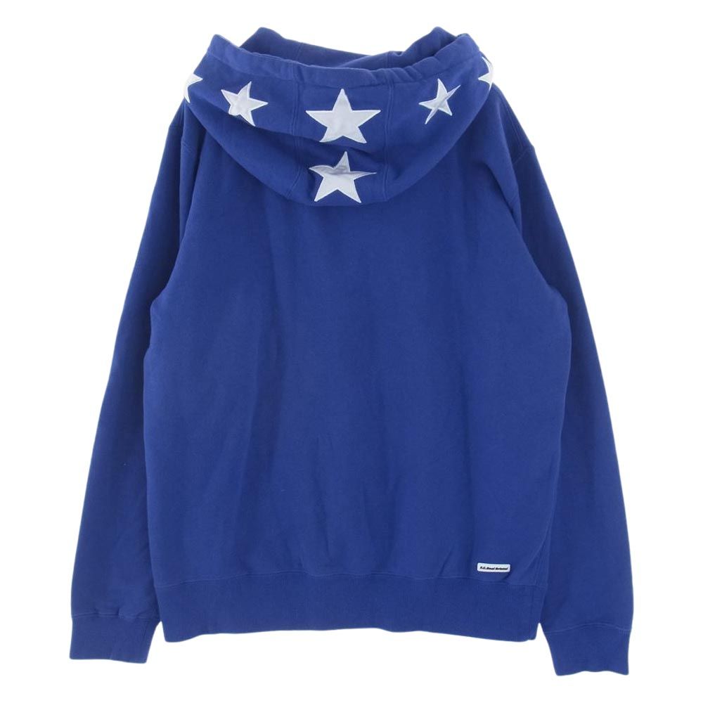 F.C.R.B. エフシーアールビー パーカー 16AW FCRB-167041 STAR HOOD PULLOVER PARKA スター  プルオーバー パーカー ブルー系 M【中古】