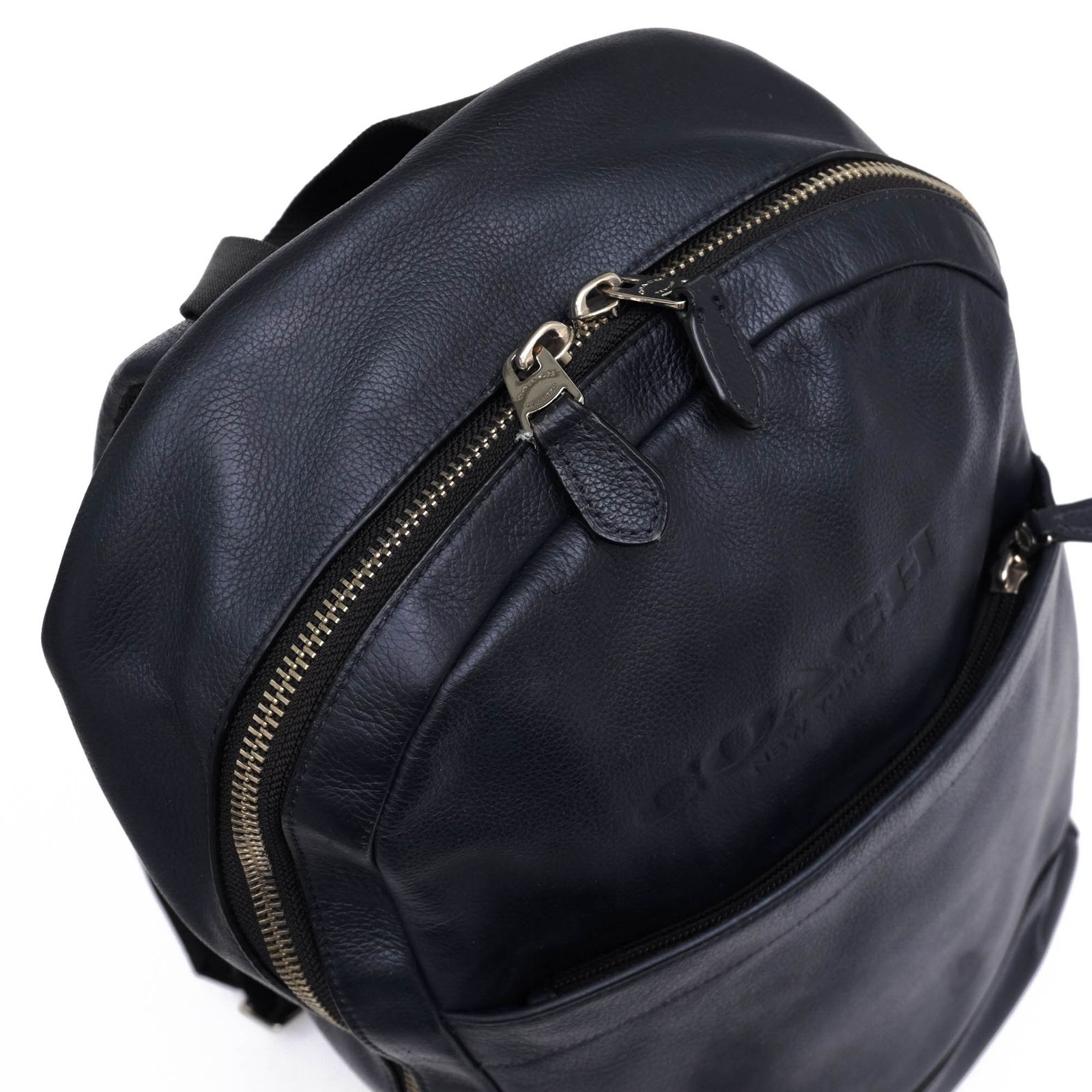 コーチ／COACH リュック バッグ バックパック メンズ 男性 男性用レザー 革 本革 ネイビー 紺 F54135 Charles Slim  Backpack In Sport Calf Leather チャールズ スリム バッグパック スポーツカーフ シ - メルカリ