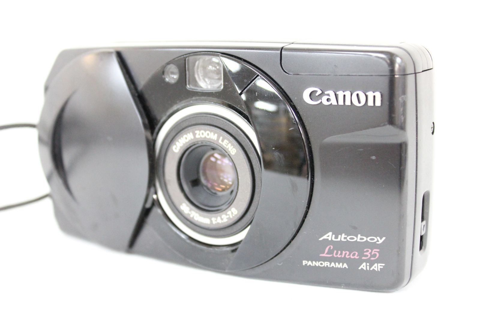 返品保証 キャノン Canon Autoboy Luna 35 ブラック 35-70mm F4.2-7.8 コンパクトカメラ M6423