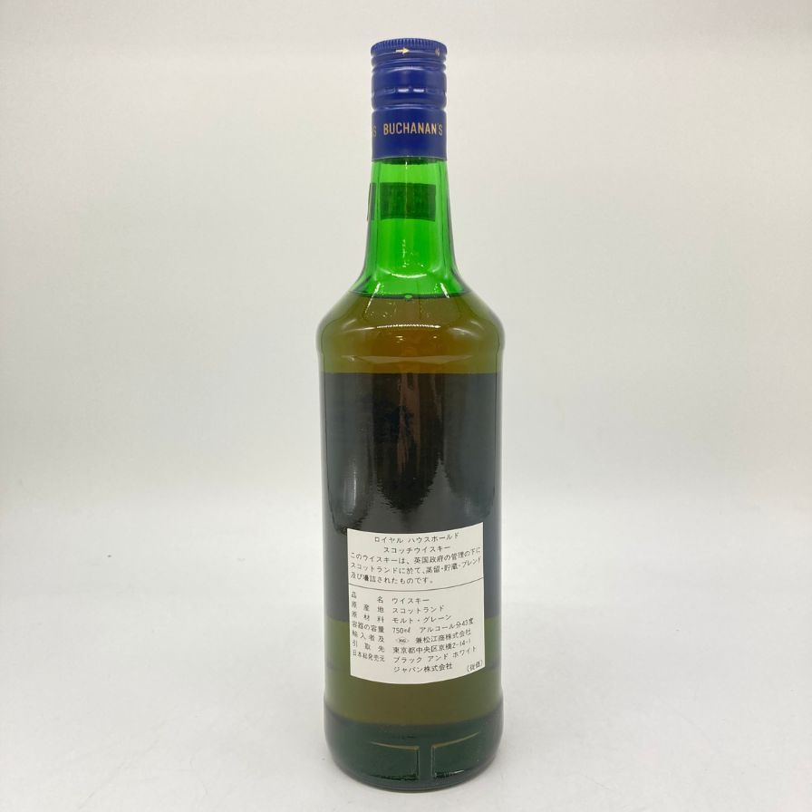 ロイヤル ハウスホールド ブレンデッド スコッチ ウイスキー 750ml 43％ ROYAL HOUSEHOLD BLENDED SCOTCH  WHISKY 【K4】 - メルカリ