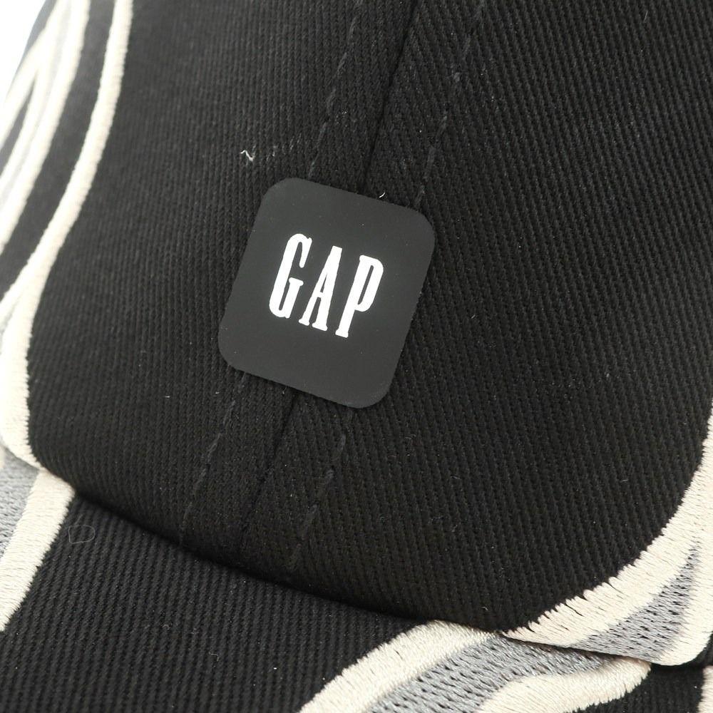 【中古】ギャップ GAP コットン ファイヤーパターン キャップ ブラック【メンズ】 中古】ギャップ GAP コットン ファイヤーパターン キャップ ブラック